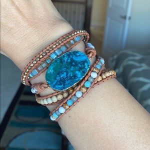 Aria Lattner wrap bracelet.